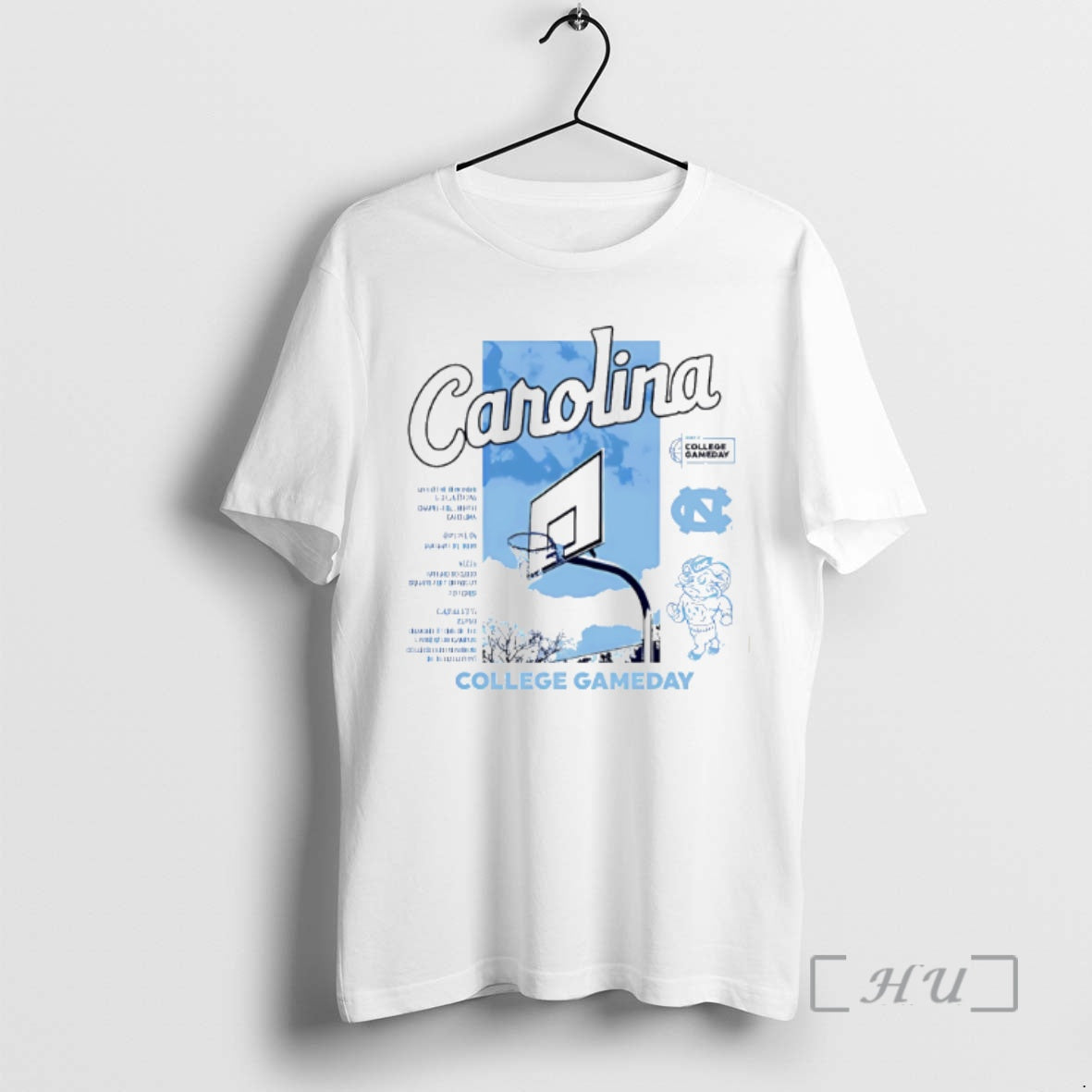 Officials North Carolina Tar Heels College Gameday Goal T-Shirts, Hoodie, Sweatshirt | HypeDripTees.com