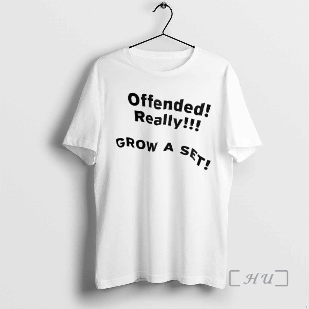Officials Offended Really Grow A Set Text T-Shirts, Hoodie, Sweatshirt | HypeDripTees.com
