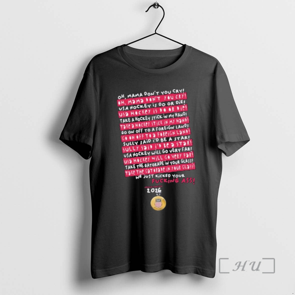 Officials Oh Mama Dont You Cry Usa Hockey T-Shirts, Hoodie, Sweatshirt | HypeDripTees.com