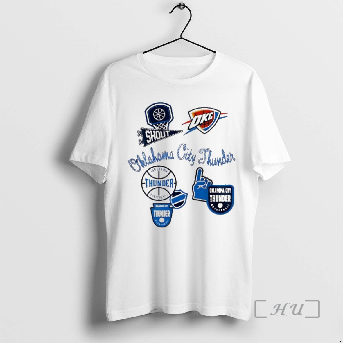 Officials Oklahoma City Thunder Shout Western Conference T-Shirts, Hoodie, Sweatshirt | HypeDripTees.com