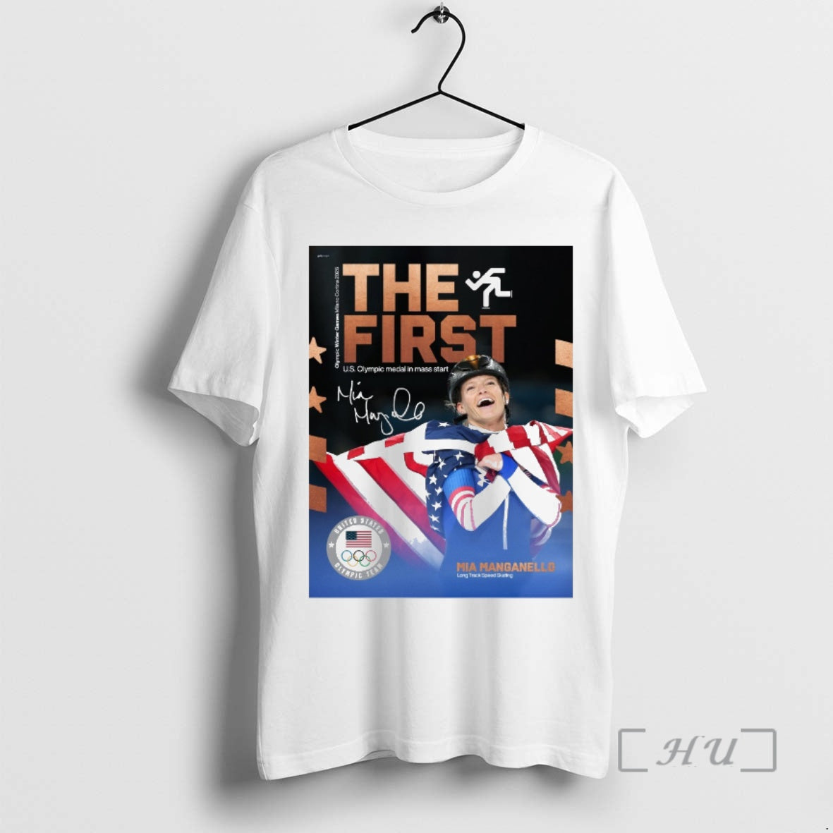 Officials Olympic Winter Games Milano Cortina 2026 The First Bronze Medal Mia Manganello Long Track T-Shirts, Hoodie,...