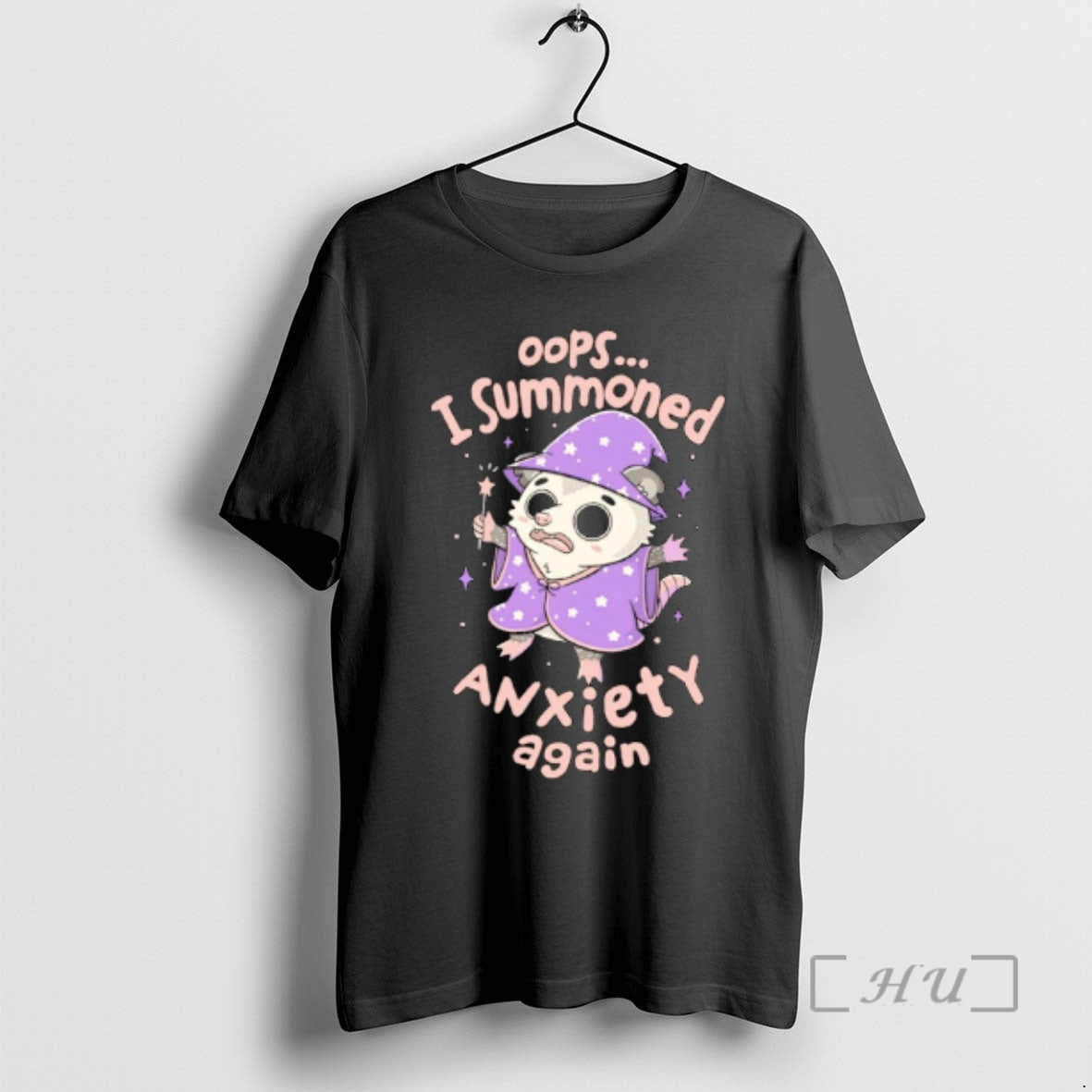 Officials Oops I Summoned Anxiety Again T-Shirts, Hoodie, Sweatshirt | HypeDripTees.com