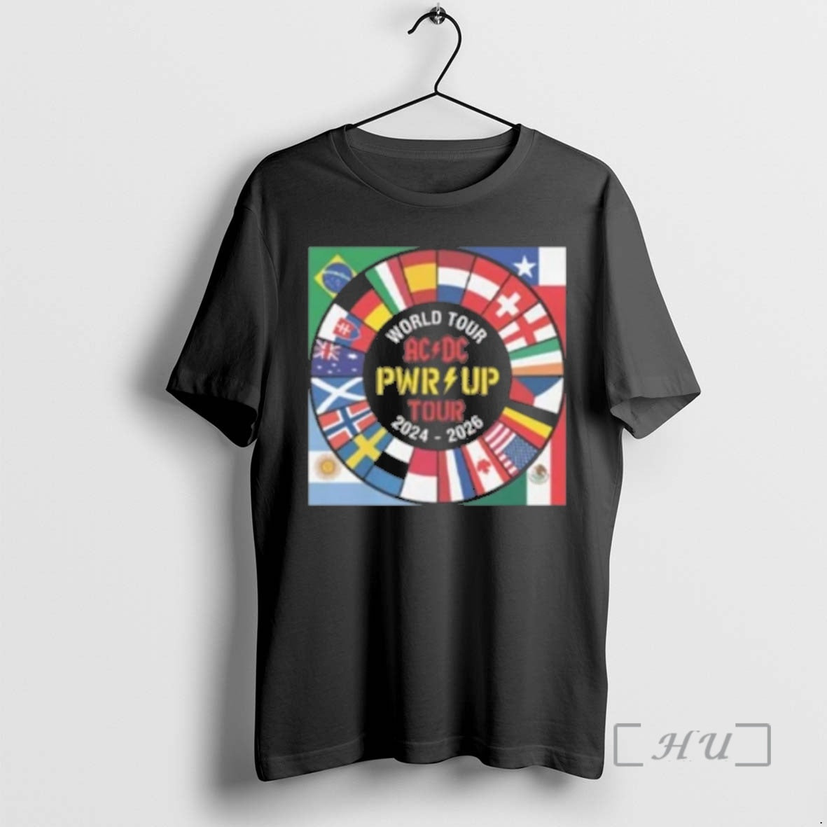 Officials Pwr Up World Tour Flags 2024 2026 T-Shirts, Hoodie, Sweatshirt | HypeDripTees.com