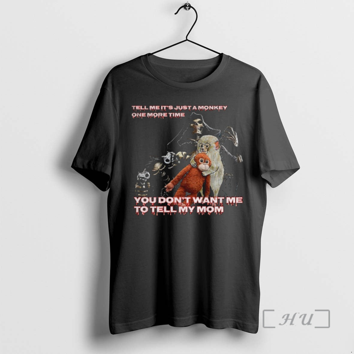 Officials Panchi Kun Punch Monkey Tell Me Its Just A Moneky One More Time You T-Shirts, Hoodie, Sweatshirt | HypeDripTees.com