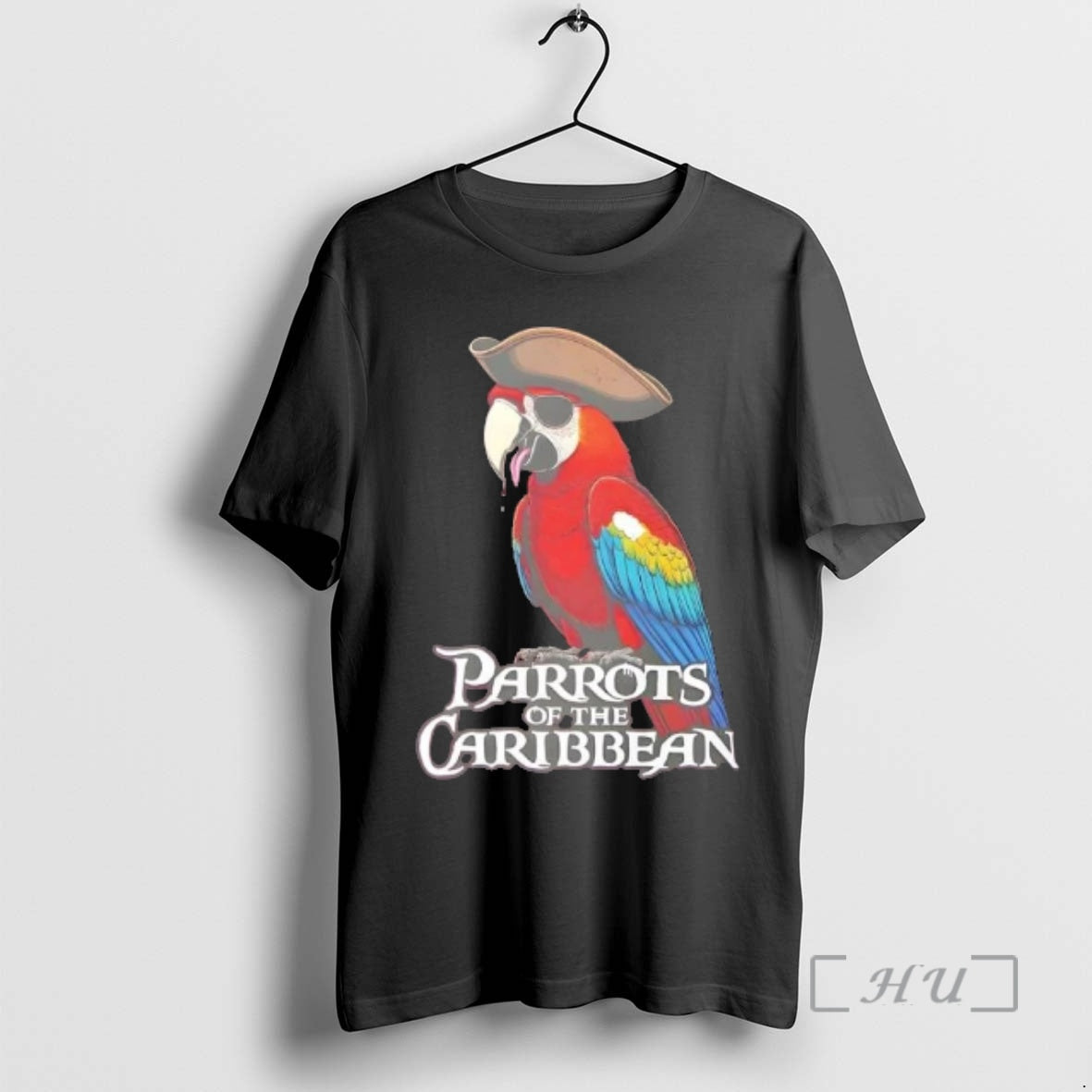 Officials Parrots Of The Caribbean Pirate Macaw T-Shirts, Hoodie, Sweatshirt | HypeDripTees.com