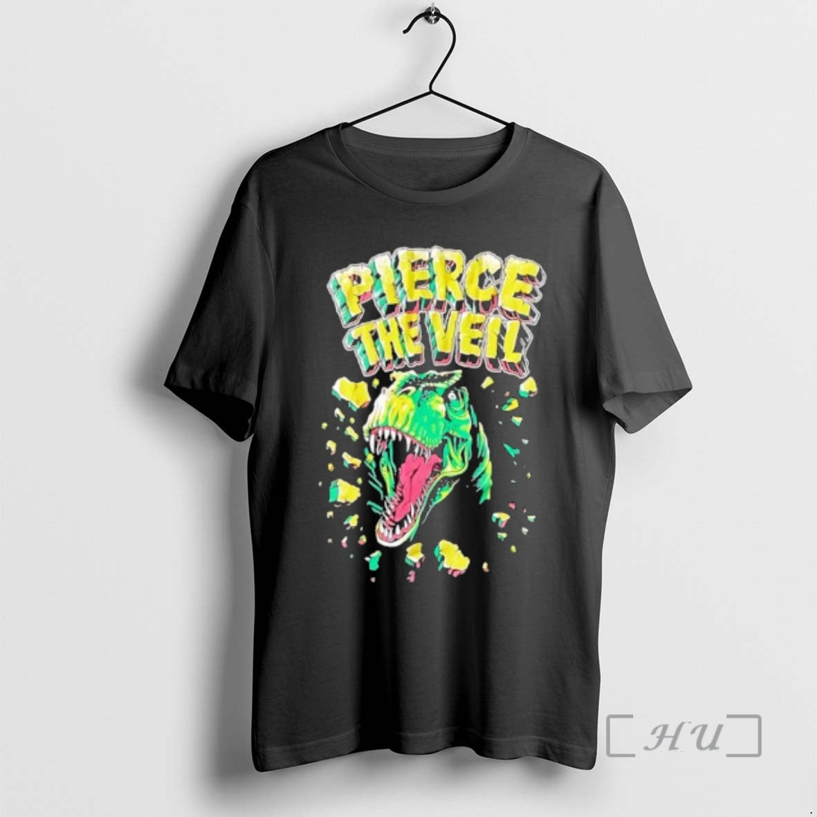 Officials Pierce The Veil Dinosaur T Rex Colorful Art T-Shirts, Hoodie, Sweatshirt | HypeDripTees.com