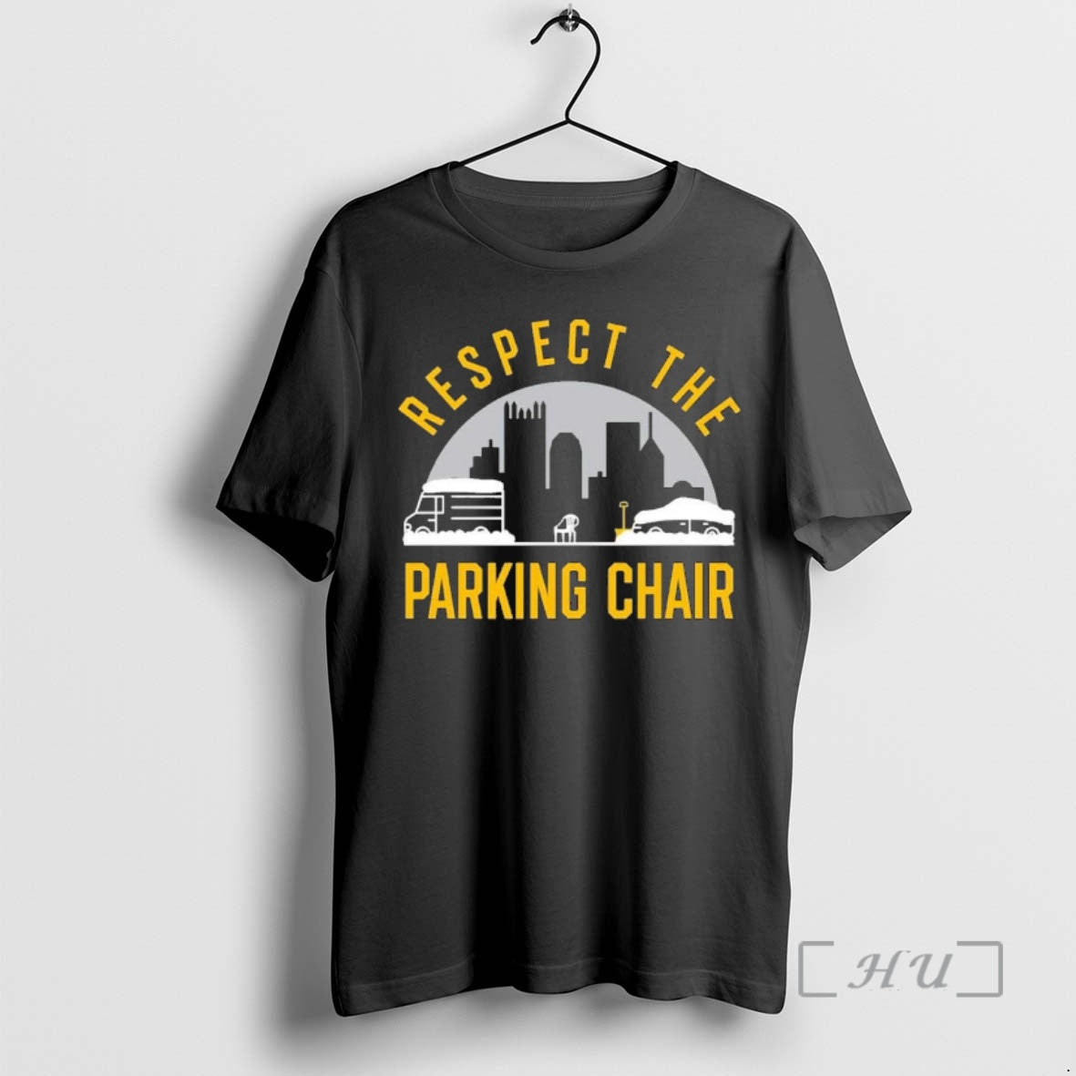 Officials Pirrbsurgh Respect The Parking Chair T-Shirts, Hoodie, Sweatshirt | HypeDripTees.com