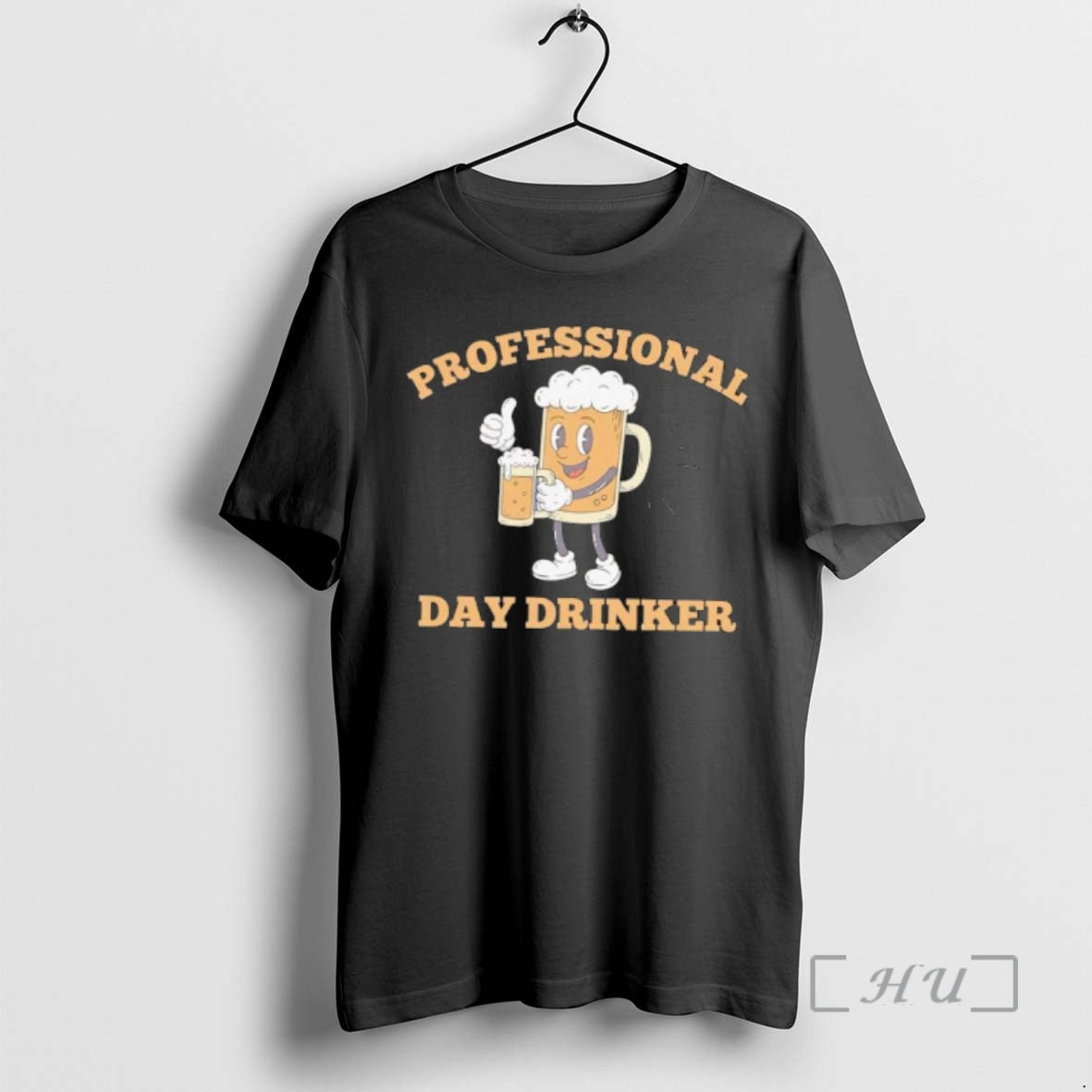 Officials Professional Day Drinker Cartoon Beer Thumbs Up T-Shirts, Hoodie, Sweatshirt | HypeDripTees.com