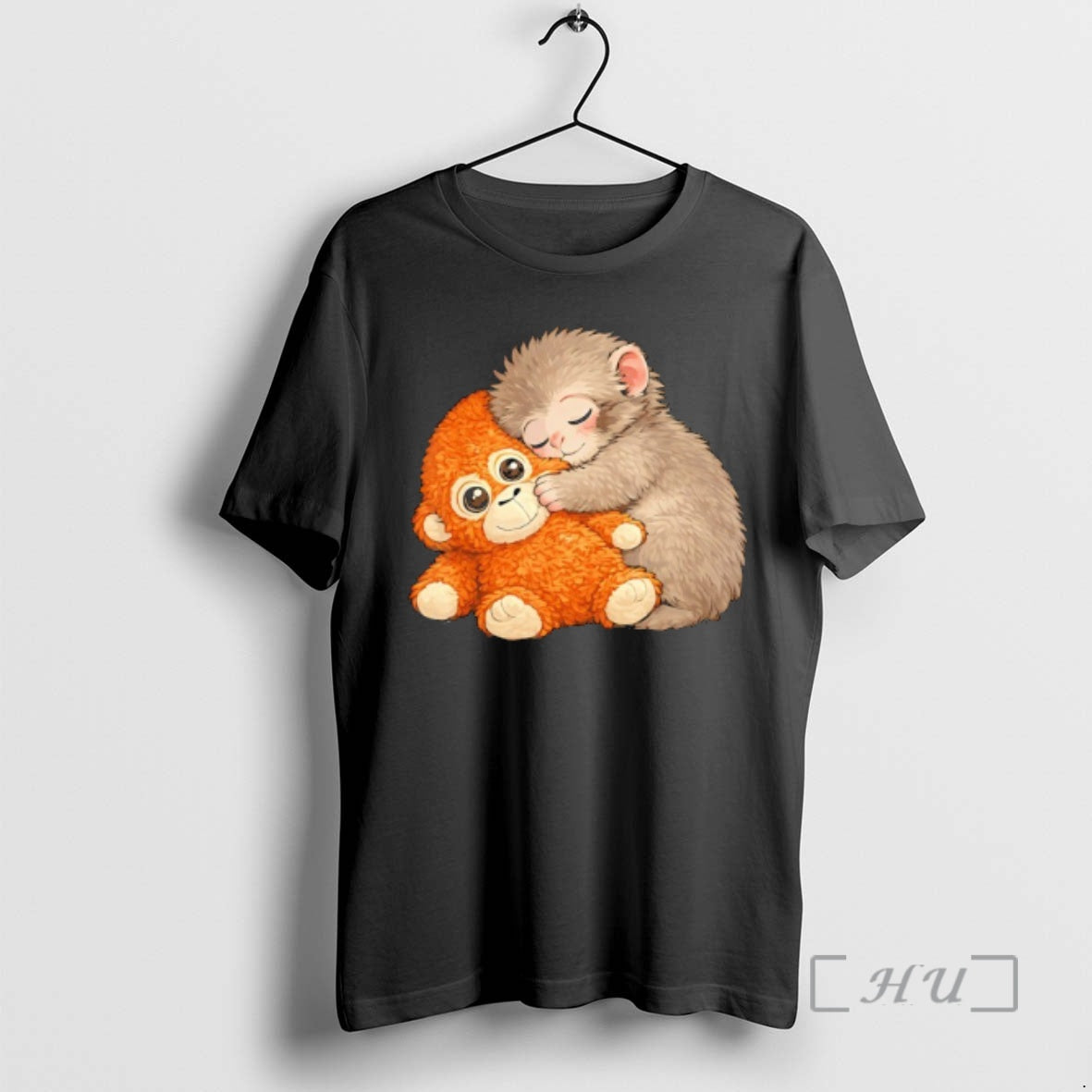 Officials Punch The Monkey Cuddling Stuffed Animal Meme Viral Internet T-Shirts, Hoodie, Sweatshirt | HypeDripTees.com