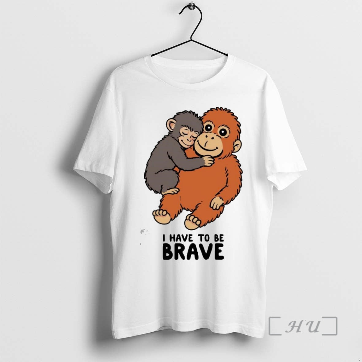 Officials Punch The Monkey I Have To Be Brave T-Shirts, Hoodie, Sweatshirt | HypeDripTees.com