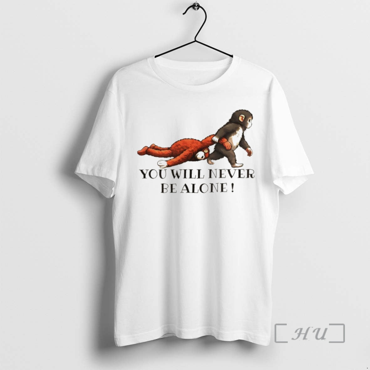 Officials Punch The Monkey Panchi Kun You Will Never Be Alone Premium T Shirts Sweater Hoodie, Sweatshirt | HypeDripTees.com