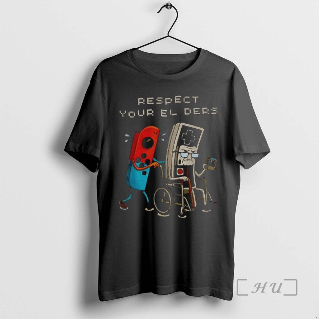 Officials Respect Your Elders Retro Gaming Funny