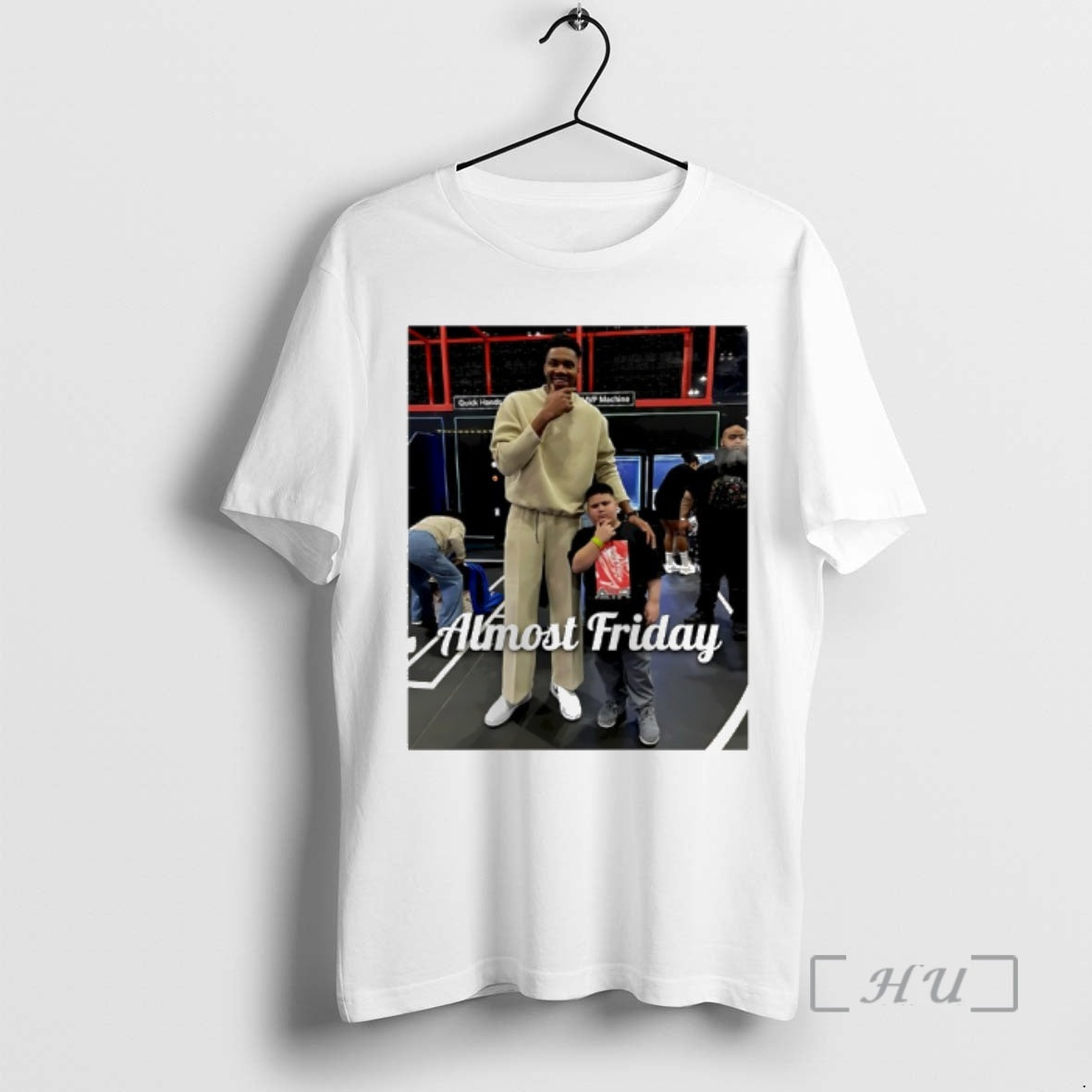 Officials Rizzler Giannis Almost Friday Photo T-Shirts, Hoodie, Sweatshirt | HypeDripTees.com
