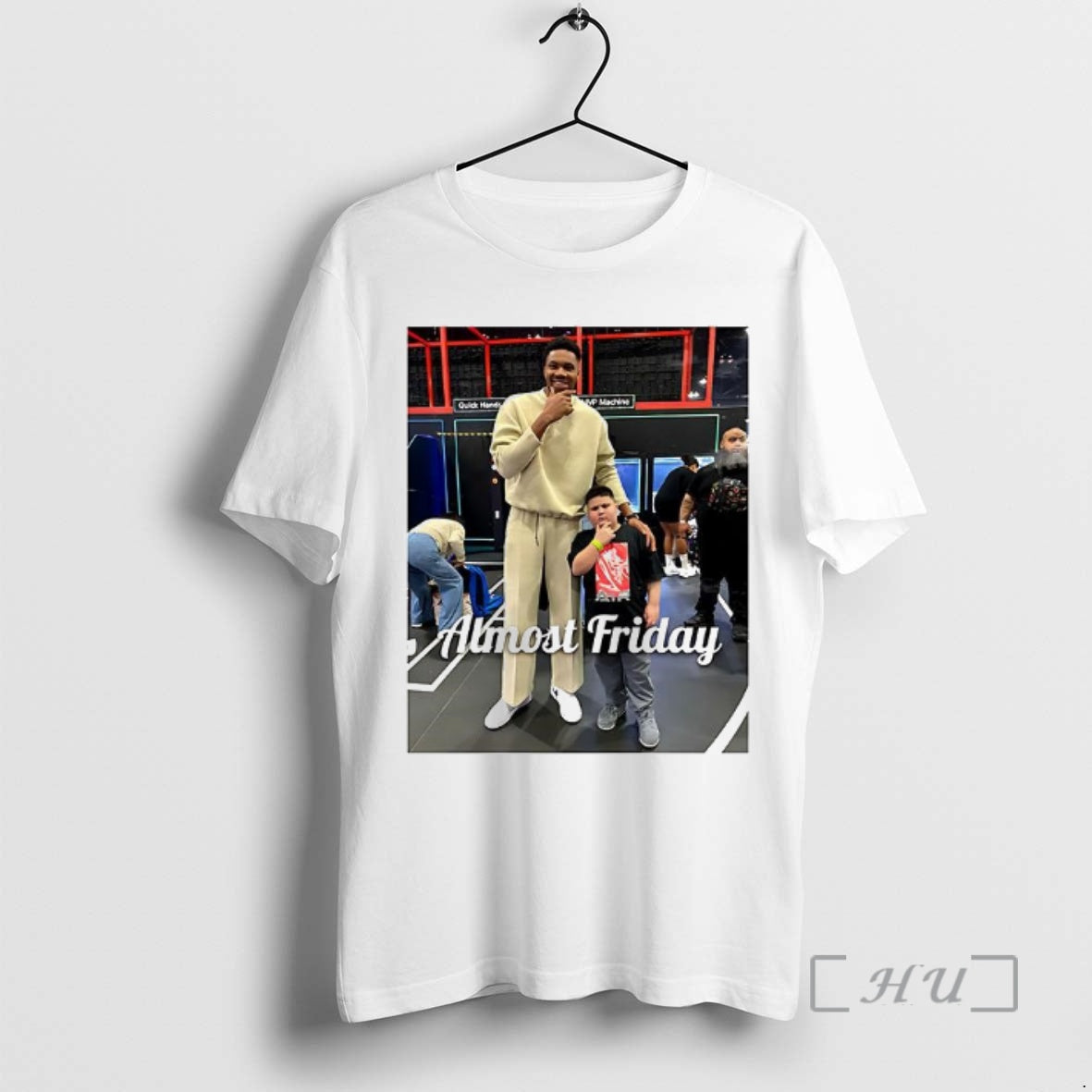 Officials Rizzler And Giannis Antetokounmpo Almost Friday T-Shirts, Hoodie, Sweatshirt | HypeDripTees.com