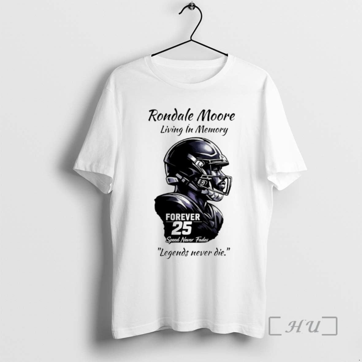 Officials Rondale Moore Living In Memory Forever 25 Speed Never Fades Legends Never Die Premium T-Shirts, Hoodie, Sweatshirt