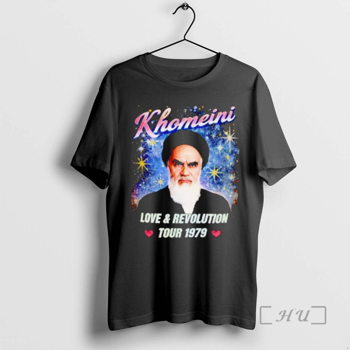 Officials Ruhollah Khomeini Love And Revolution Tour 1979 T-Shirts, Hoodie, Sweatshirt | HypeDripTees.com