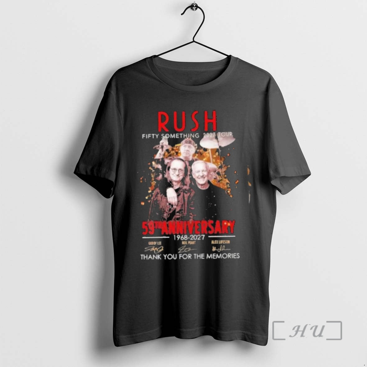 Officials Rush Fifty Something 2027 Tour 59th Anniversary 1968 2027 T-Shirts, Hoodie, Sweatshirt | HypeDripTees.com
