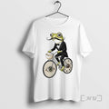 Officials Salvador Dali Inspired Frog On Bicycle
