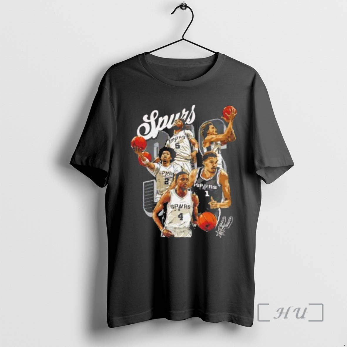 Officials San Antonio Spurs 2026 Starting 5 Graphic T-Shirts, Hoodie, Sweatshirt | HypeDripTees.com
