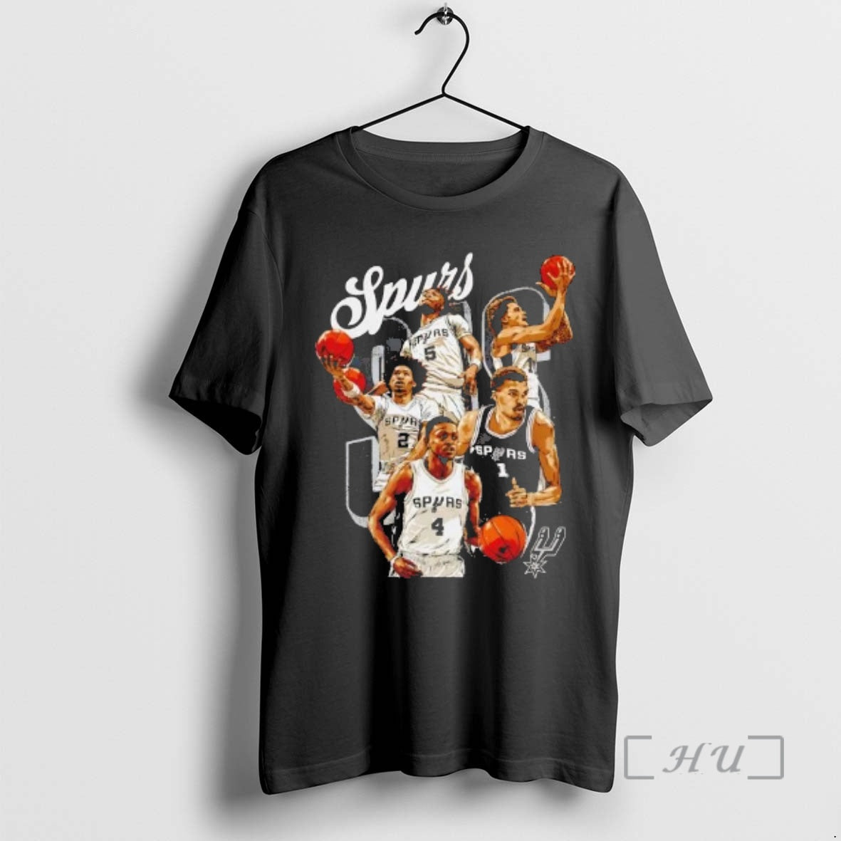 Officials San Antonio Spurs 2026 Players Starting 5 T-Shirts, Hoodie, Sweatshirt | HypeDripTees.com