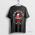 Officials Santa Ho Ho Hold The Line His Nods And M4 Premium T Shirts Sweater