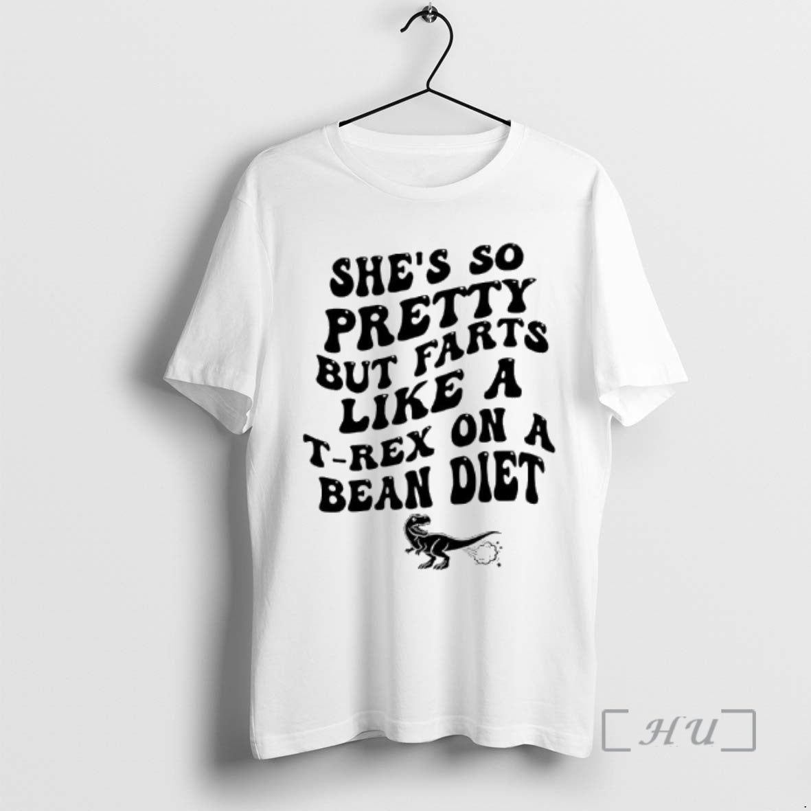 Officials Shes So Pretty But Farts Like A T Rex On A Bean Diet Premium T-Shirts, Hoodie, Sweatshirt | HypeDripTees.com