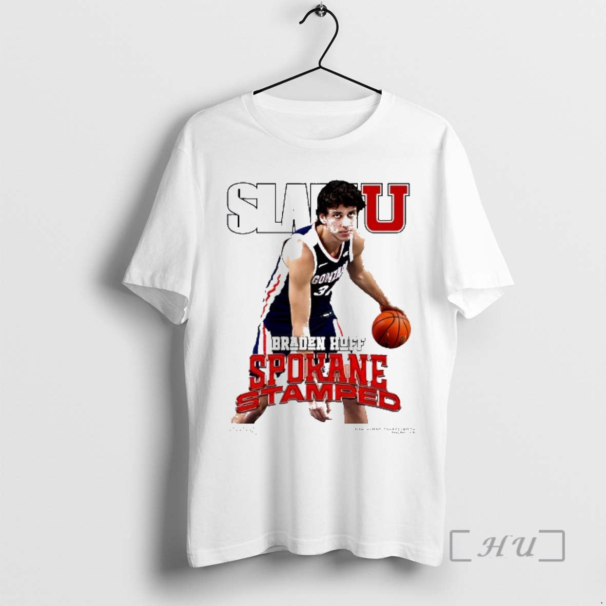 Officials Slam Gonzaga Bulldogs Braden Huff Spokane Stamped T-Shirts, Hoodie, Sweatshirt | HypeDripTees.com