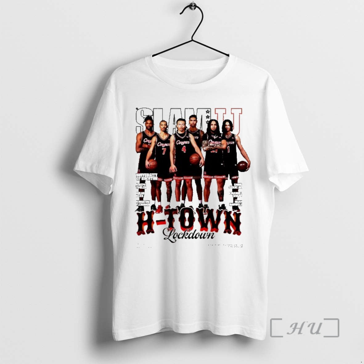 Officials Slam Houston Cougars Mens Basketball H Town Lockdown T-Shirts, Hoodie, Sweatshirt | HypeDripTees.com