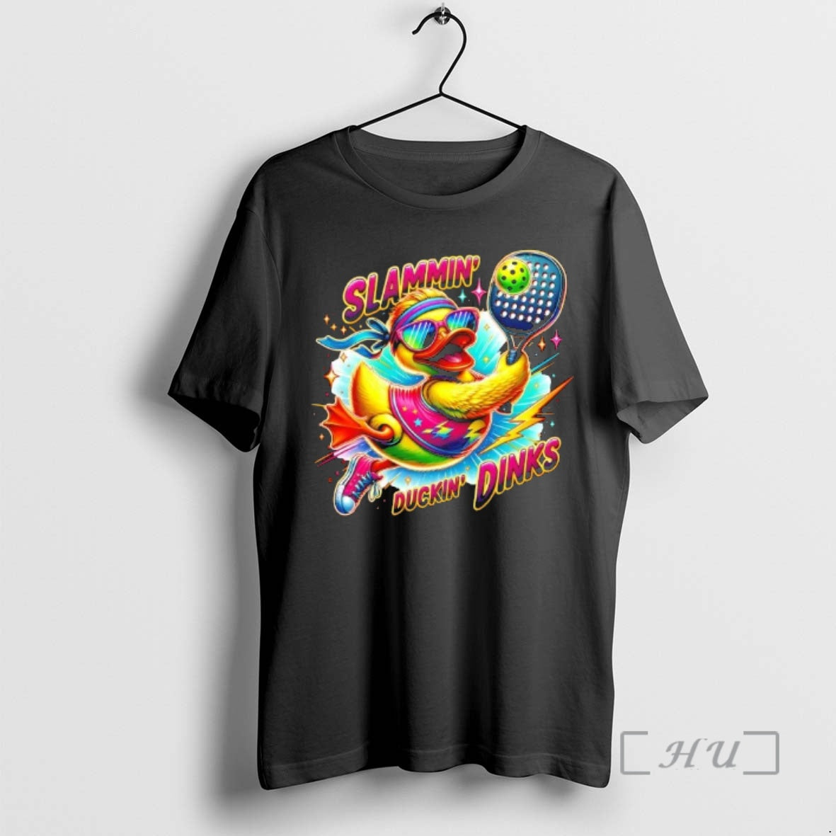 Officials Slammin Duckin Dinks Funny Pickleball Rubber Duck T-Shirts, Hoodie, Sweatshirt | HypeDripTees.com