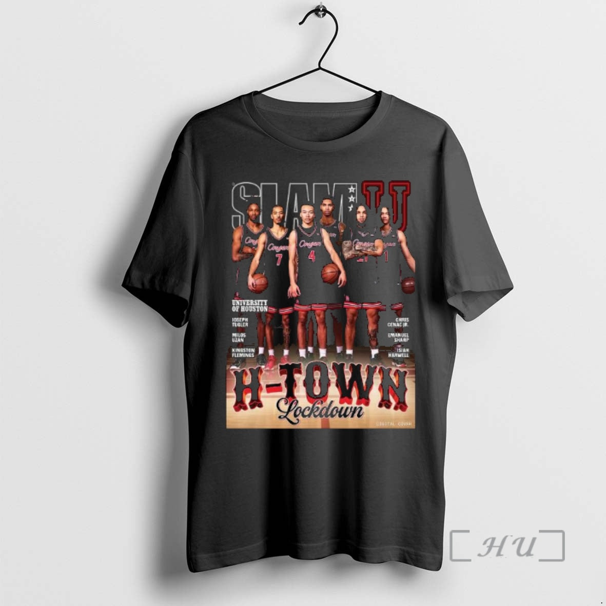 Officials Slamu 20 Houston Cougars H Town Lockdown Magazine T-Shirts, Hoodie, Sweatshirt | HypeDripTees.com