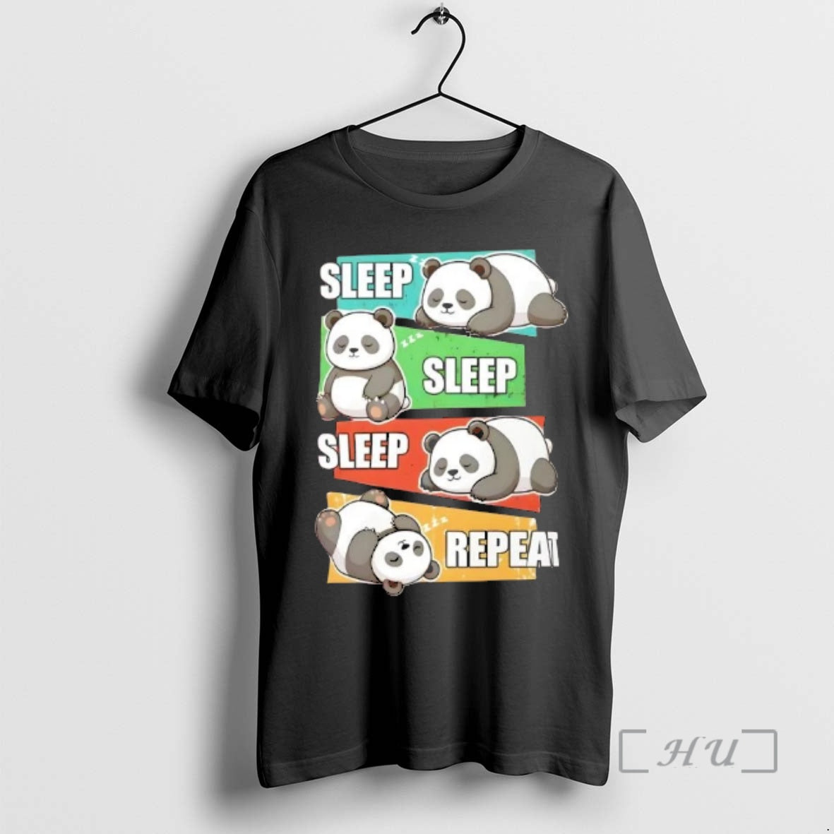 Officials Sleep Sleep Sleep Repeat Panda Cute T-Shirts, Hoodie, Sweatshirt | HypeDripTees.com