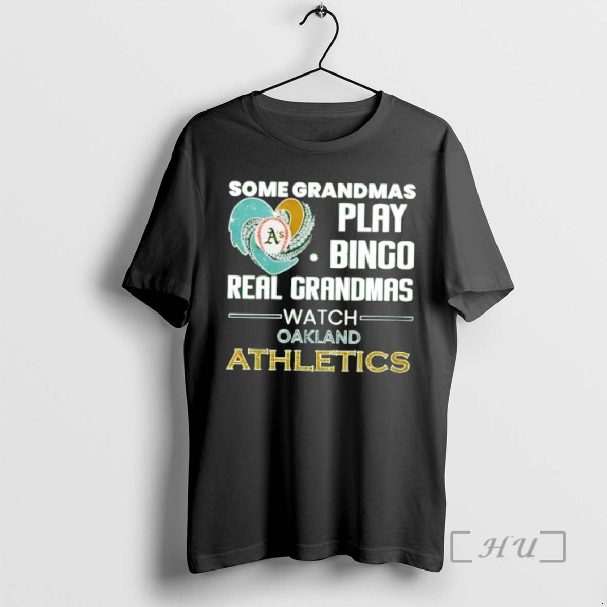 Officials Some Grandmas Play Bingo Real Grandmas Watch Oakland Athletics T-Shirts, Hoodie, Sweatshirt | HypeDripTees.com