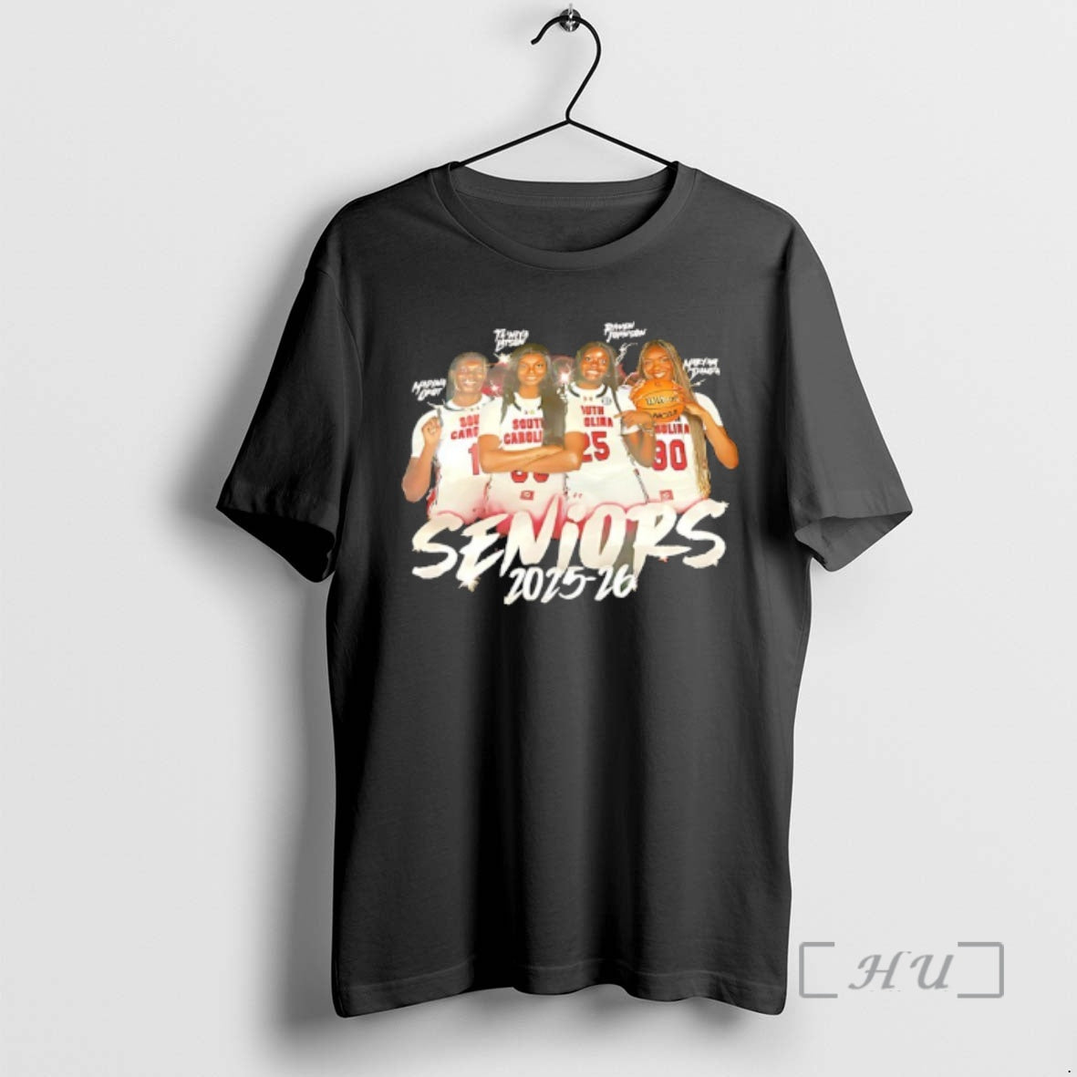 Officials South Carolina Gamecocks Womens Basketball Seniors 2025 26 Player Graphic Premium T Shirts Sweater Hoodie,...