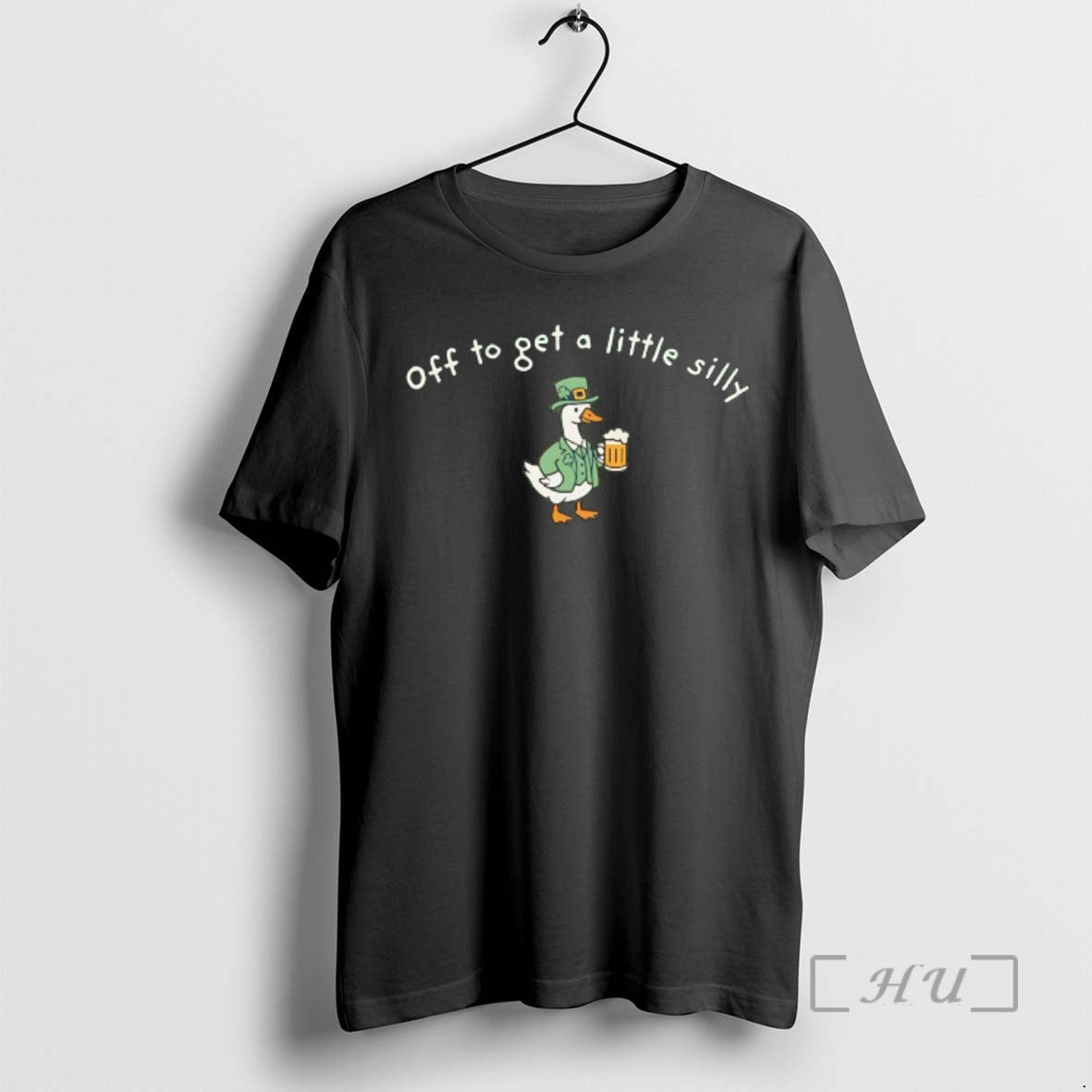 Officials St Patricks Day Goose Holding Beer Of To Get A Little Silly Premium T-Shirts, Hoodie, Sweatshirt | HypeDripTees.com