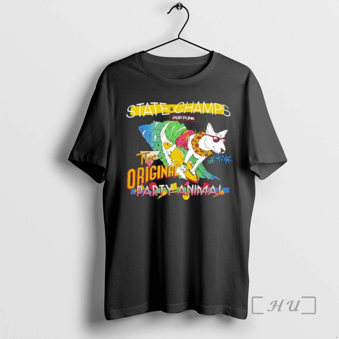 Officials State Champs Party Animal Pop Punk Band T-Shirts, Hoodie, Sweatshirt | HypeDripTees.com