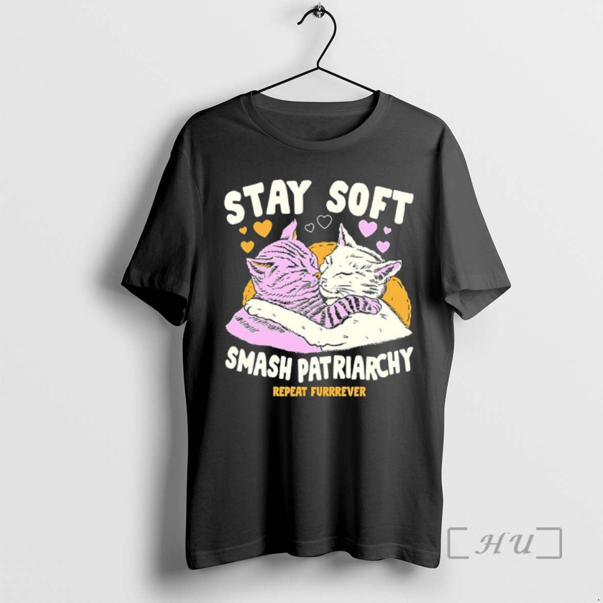 Officials Stay Soft Smash Patriarchy Repeat Furrever Cat Gay T-Shirts, Hoodie, Sweatshirt | HypeDripTees.com