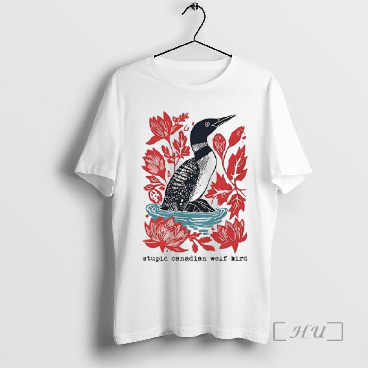 Officials Stupid Canadian Wolf Bird Canada Symbol T-Shirts, Hoodie, Sweatshirt | HypeDripTees.com