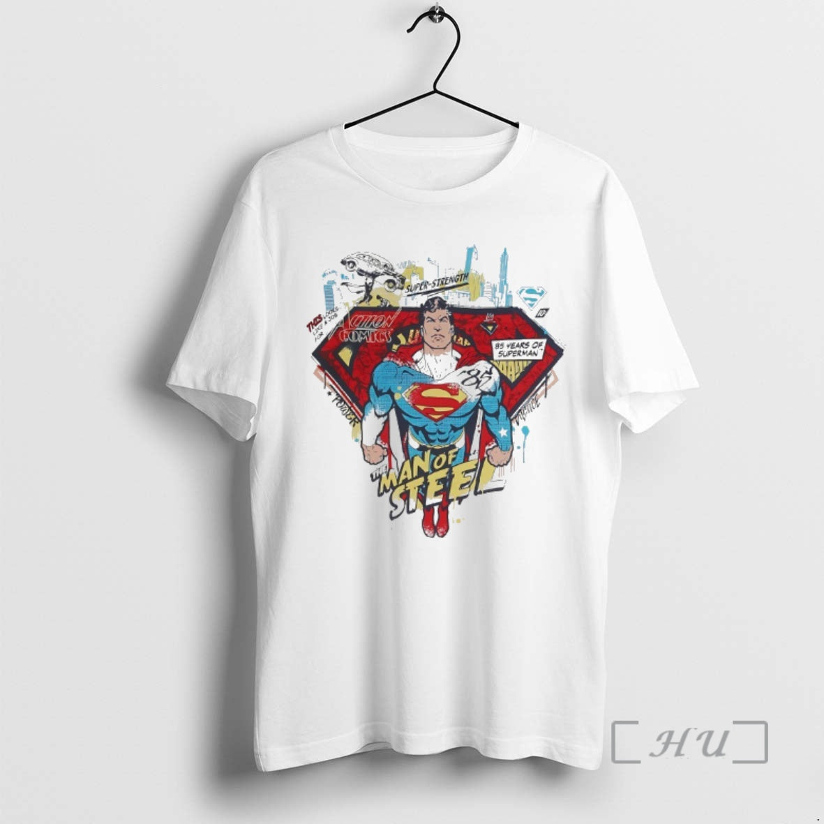 Officials Superman Super Strength The Man Of Steel T-Shirts, Hoodie, Sweatshirt | HypeDripTees.com