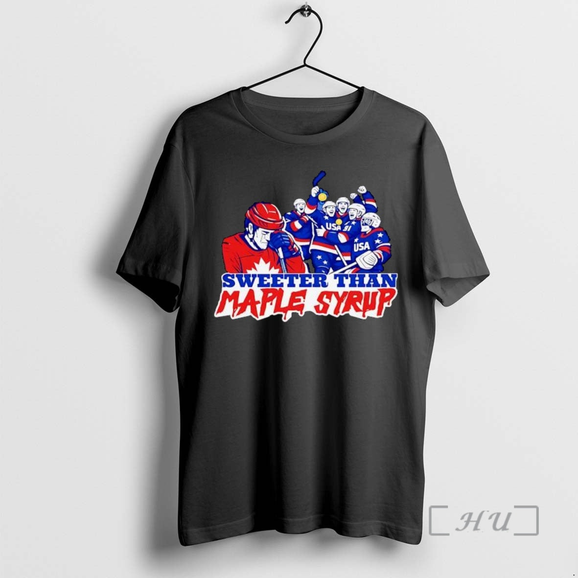 Officials Sweeter Than Maple Syrup Usa Hockey Vs Canada T-Shirts, Hoodie, Sweatshirt | HypeDripTees.com