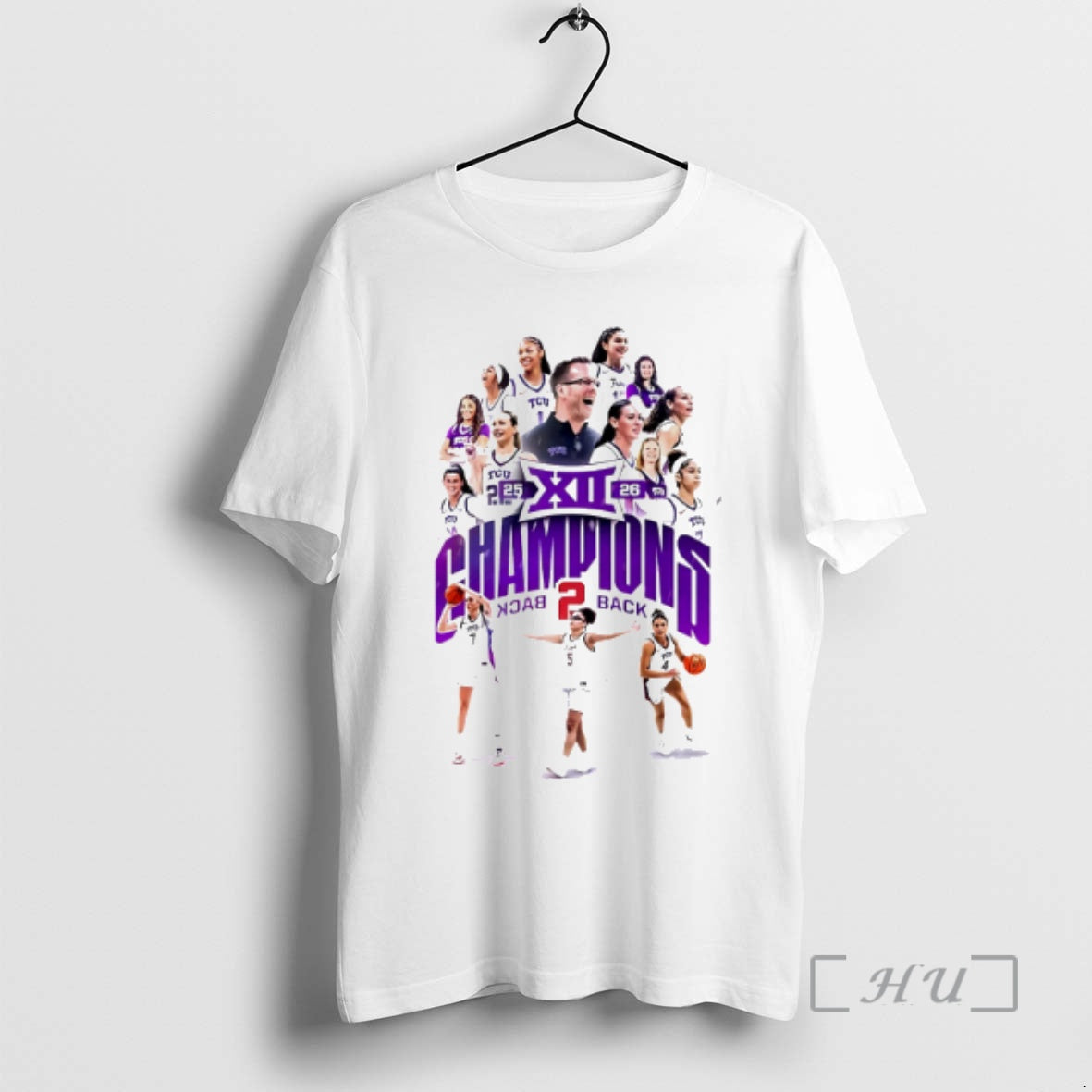 Officials Tcu Horned Frogs Womens Basketball Big 12 Conference Champions 2026 Graphic Premium T Shirts Hoodie, Sweatshirt