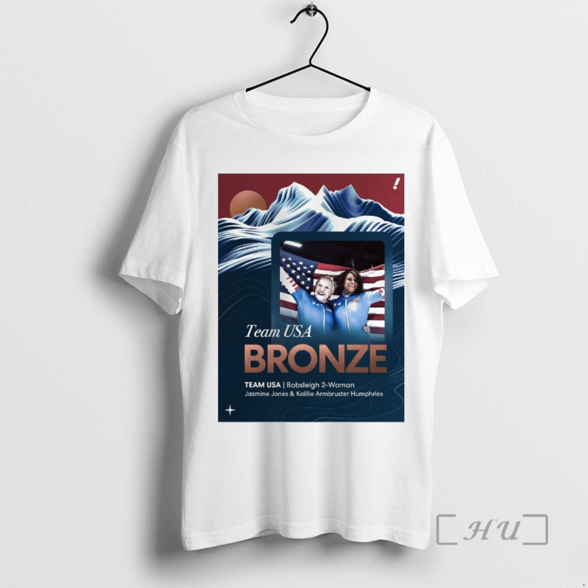 Officials Team Usa Bronze Bobsleigh 2 Woman Jasmine Jones And Kaillie Armbruster Humphries Premium T-Shirts, Hoodie,...