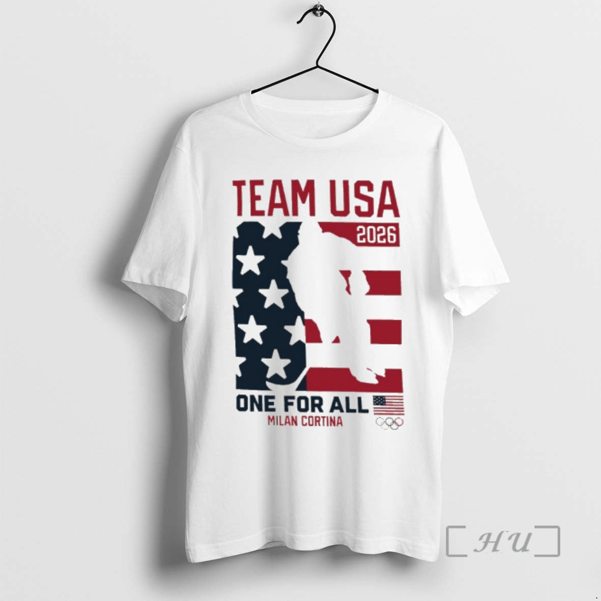 Officials Team Usa Hockey 2026 One For All Milan Cortina T-Shirts, Hoodie, Sweatshirt | HypeDripTees.com