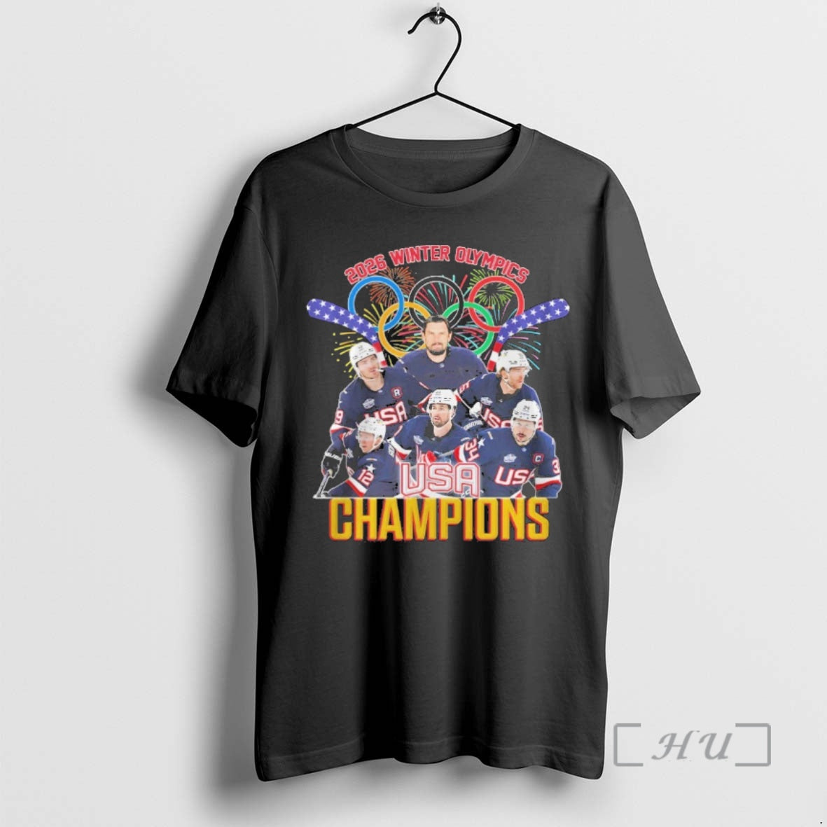 Officials Team Usa Hockey 2026 Winter Olympics Champions 1 T-Shirts, Hoodie, Sweatshirt | HypeDripTees.com