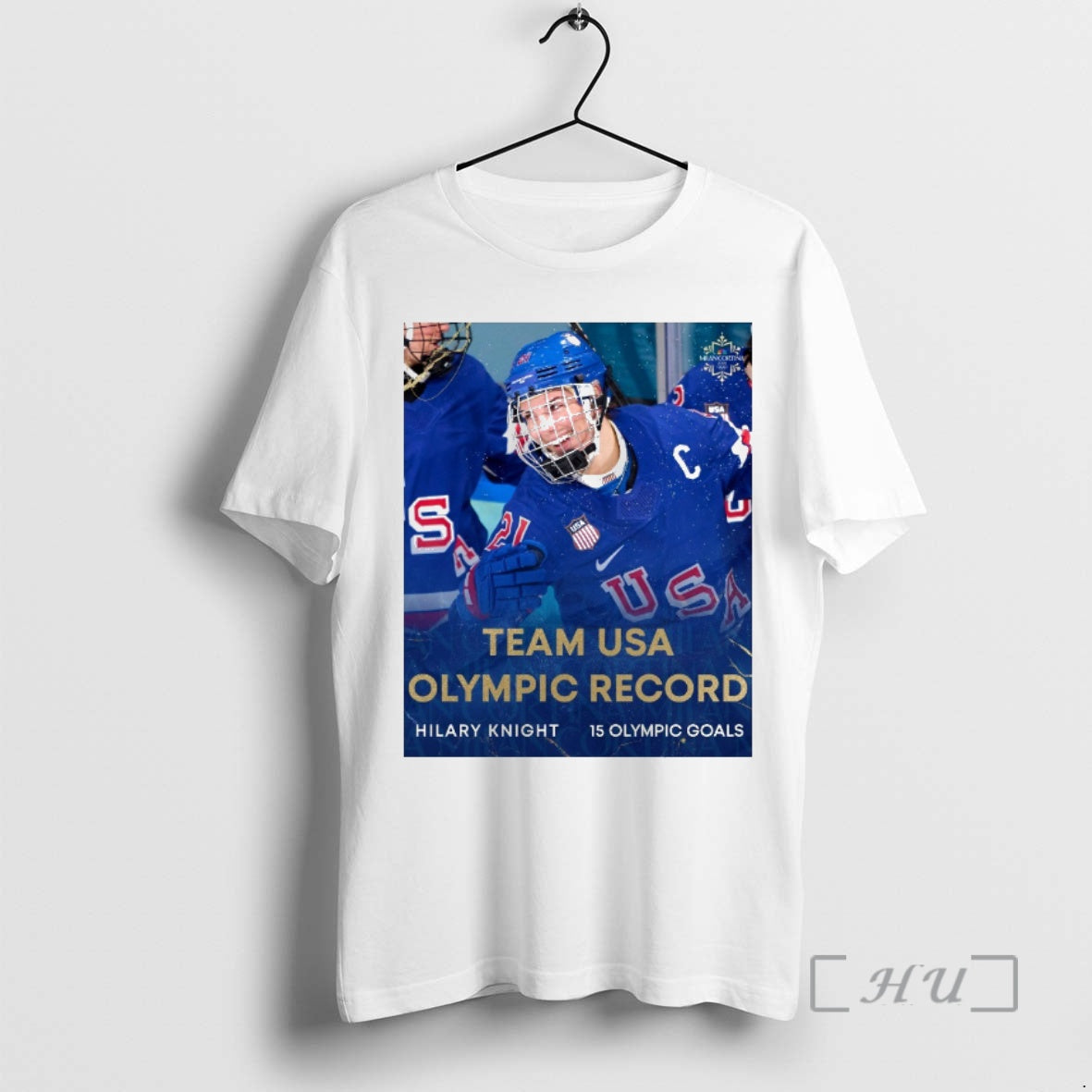 Officials Team Usa Olympic Record Hilary Knight 15 Olympic Goals T-Shirts, Hoodie, Sweatshirt | HypeDripTees.com