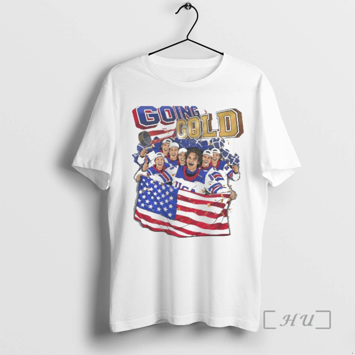 Officials Team Usa Hockey Going Gold Graphic T-Shirts, Hoodie, Sweatshirt | HypeDripTees.com