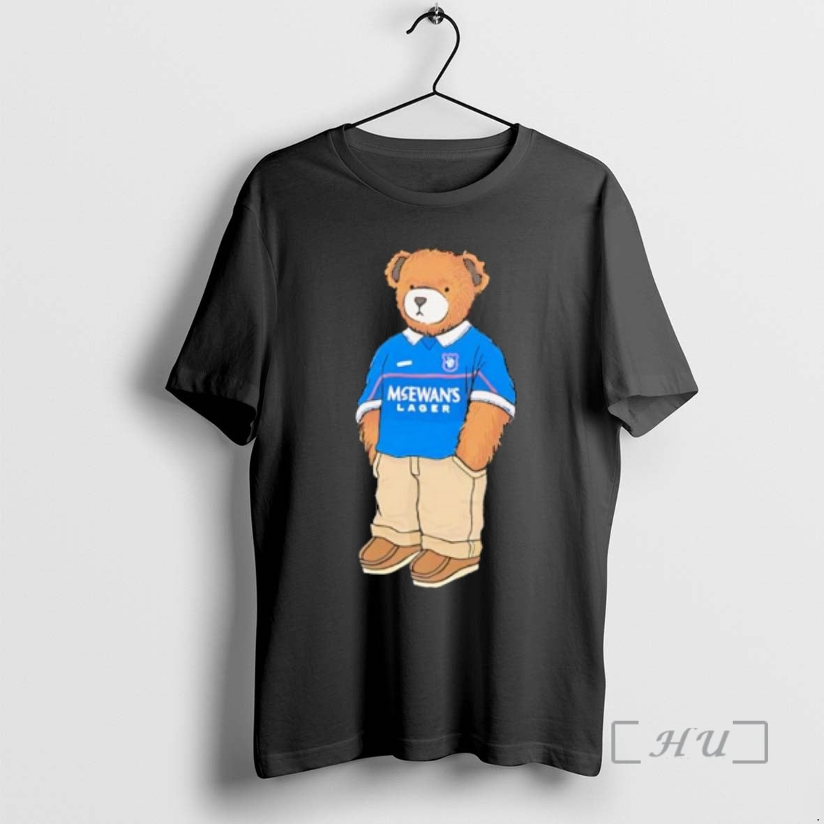 Officials Teddy Bear Wearing Blue Mcewans Lager Rangers Football T-Shirts, Hoodie, Sweatshirt | HypeDripTees.com