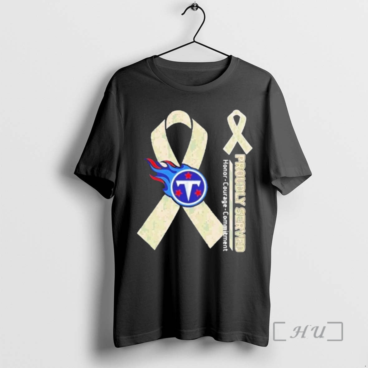 Officials Tennessee Titans Proudly Served Honor Courage Commitment T-Shirts, Hoodie, Sweatshirt | HypeDripTees.com