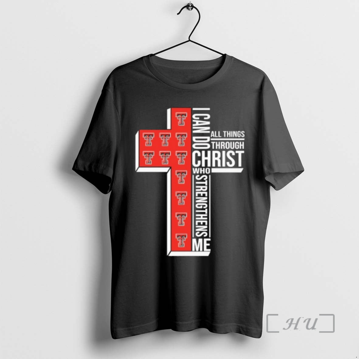 Officials Texas Tech University Cross I Can Do All Things Through Christ Who Strengthen Me