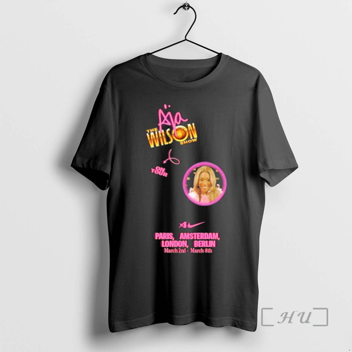 Officials The Aja Wilson Show On Tour Paris Amsterdam London Berlin 2026 Premium T Shirts Hoodie, Sweatshirt