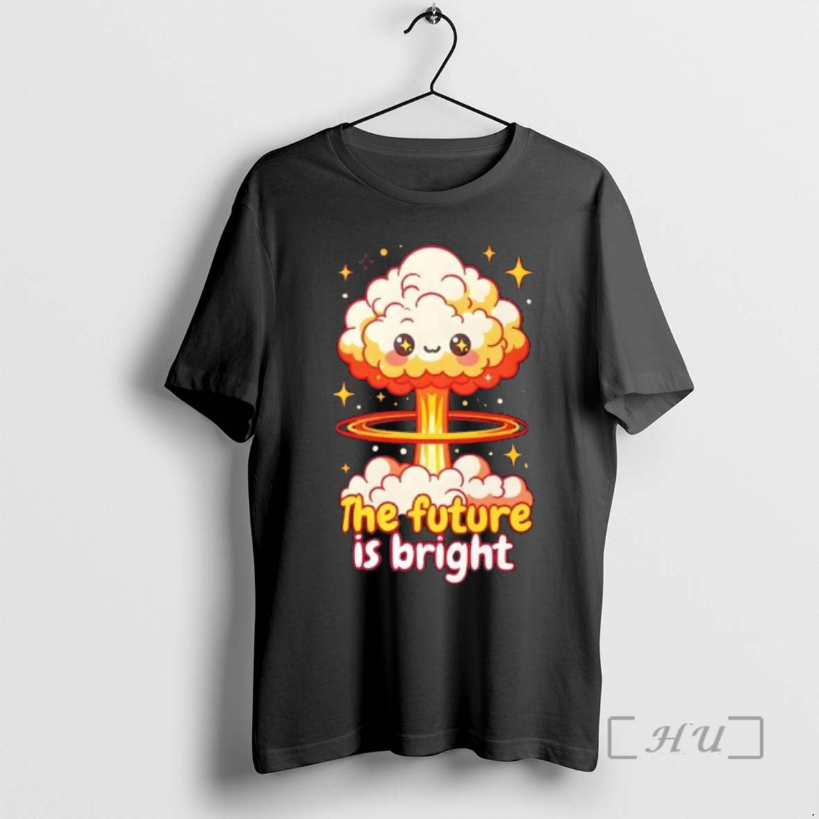 Officials The Future Is Bright Kawaii Mushroom Cloud T-Shirts, Hoodie, Sweatshirt | HypeDripTees.com